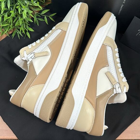 Giuseppe Zanotti GZ94 Low Top Leather Sneakers Size 41 - Picture 9 of 15